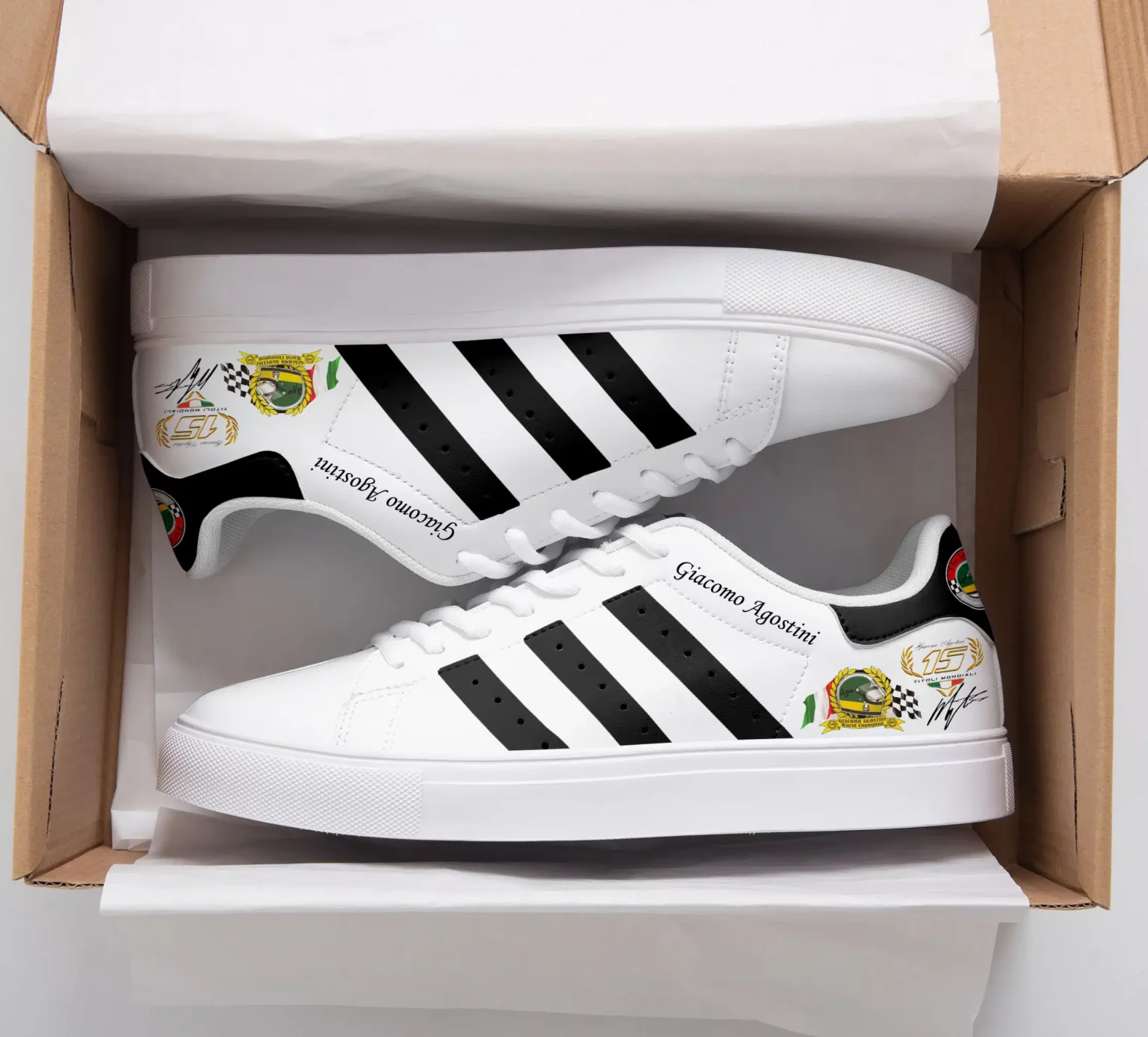Giacomo Agostini Stan Smith Shoes 1 Giacomo Agostini Stan Smith Shoes