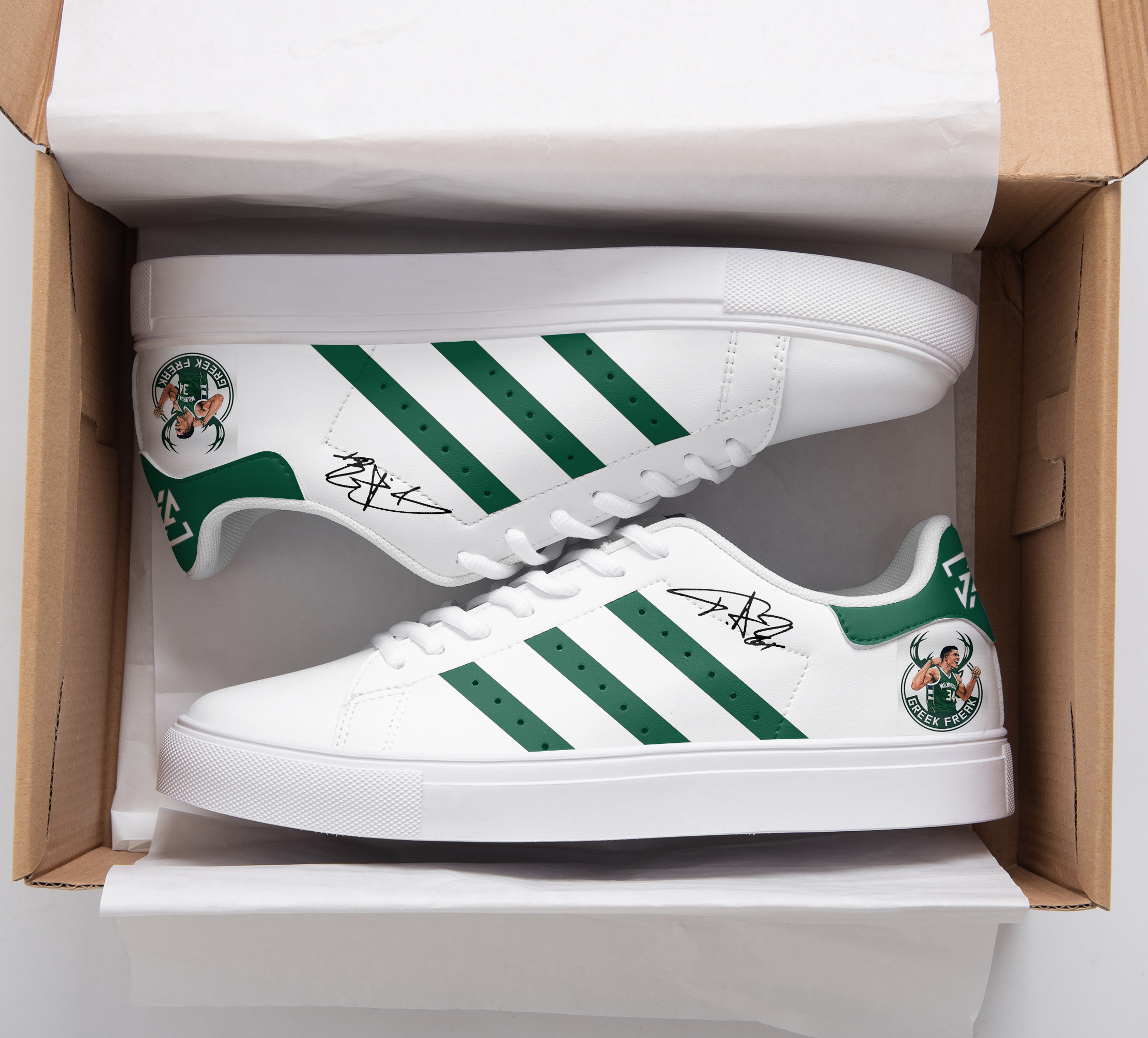 Giannis Antetokounmpo Stan Smith Shoes 1 Giannis Antetokounmpo Stan Smith Shoes