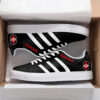 Gilera Black Stan Smith Shoes