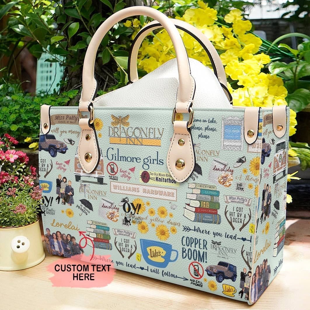 Gilmore Girls Custom Leather Handbag 1 Gilmore Girls Custom Leather Handbag