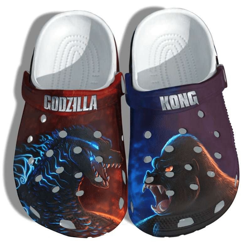 Godzilla Vs King Kong Soft Clogs 1 Godzilla Vs King Kong Soft Clogs