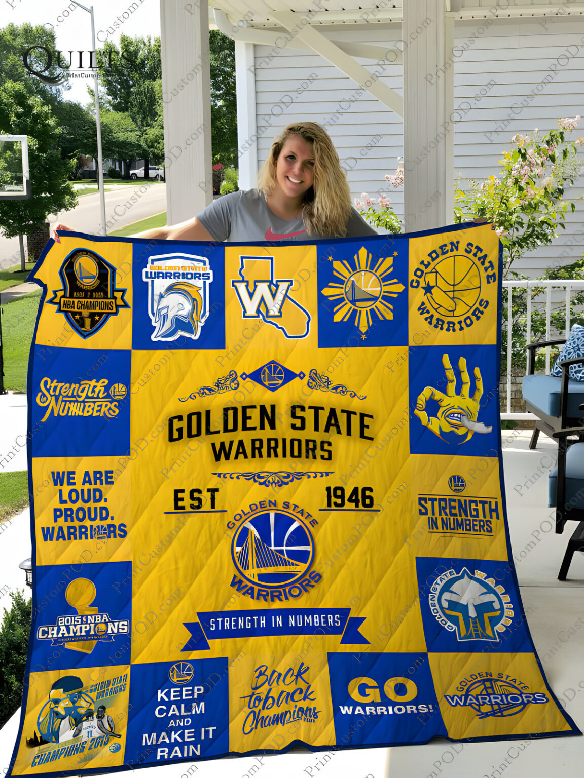 Golden State Warriors 1 Blanket 1 Golden State Warriors 1 Blanket