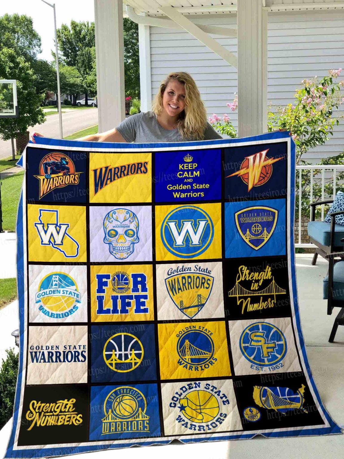 Golden State Warriors Blanket 1 Golden State Warriors Blanket