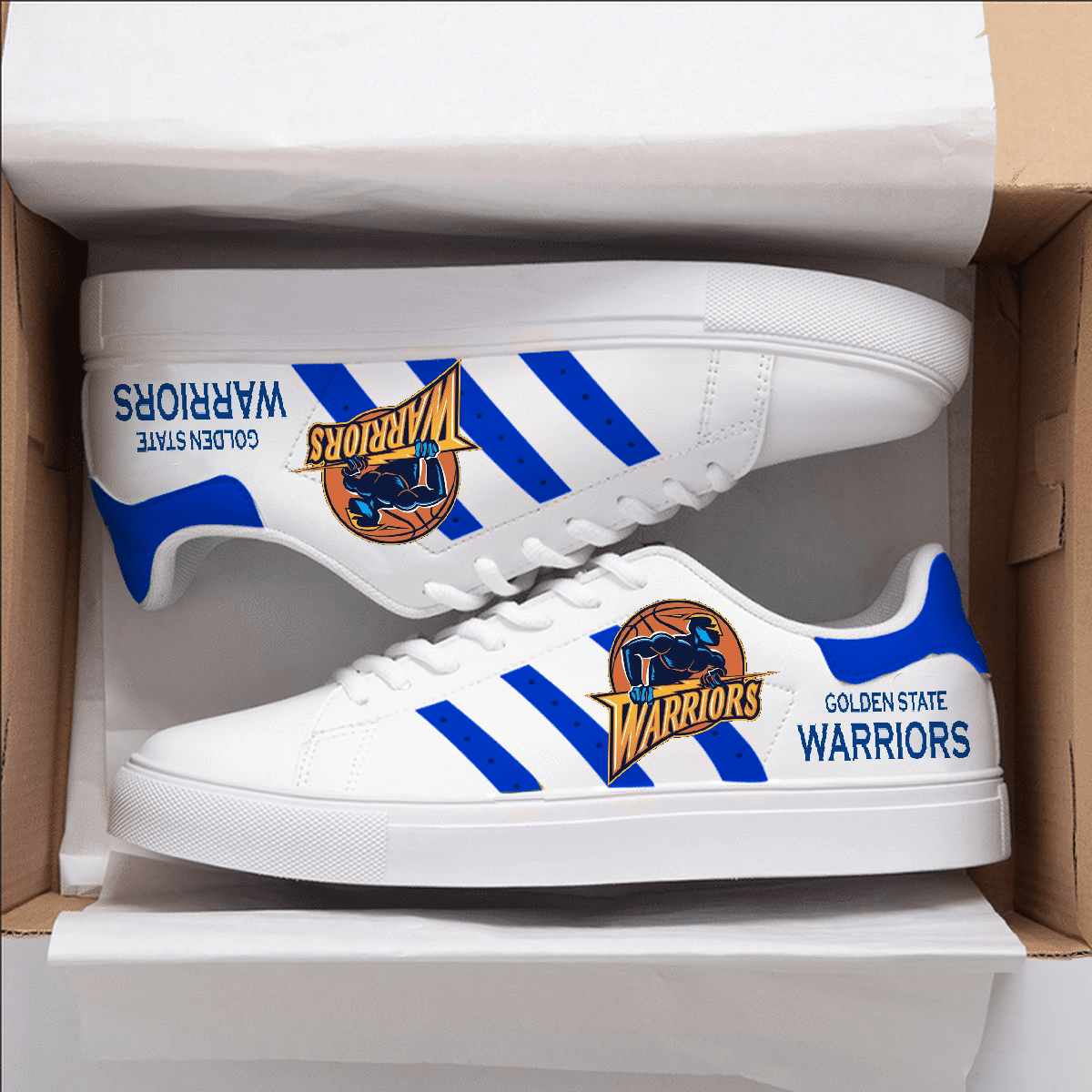 Golden State Warriors Stan Smith Shoes 1 Golden State Warriors Stan Smith Shoes