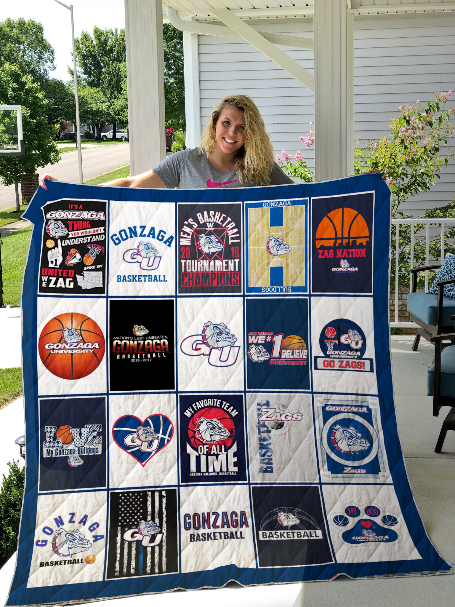 Gonzaga Bulldogs Blanket 1 Gonzaga Bulldogs Blanket