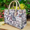 Gonzaga Bulldogs Leather Handbag