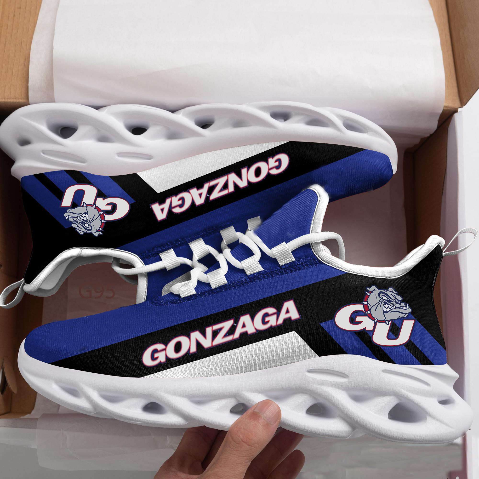 Gonzaga Bulldogs Max Soul Shoes 1 Gonzaga Bulldogs Max Soul Shoes