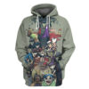 Gorillaz Hoodie Zip Hoodie 3D