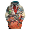 Gorillaz Hoodie Zip Hoodie 3D