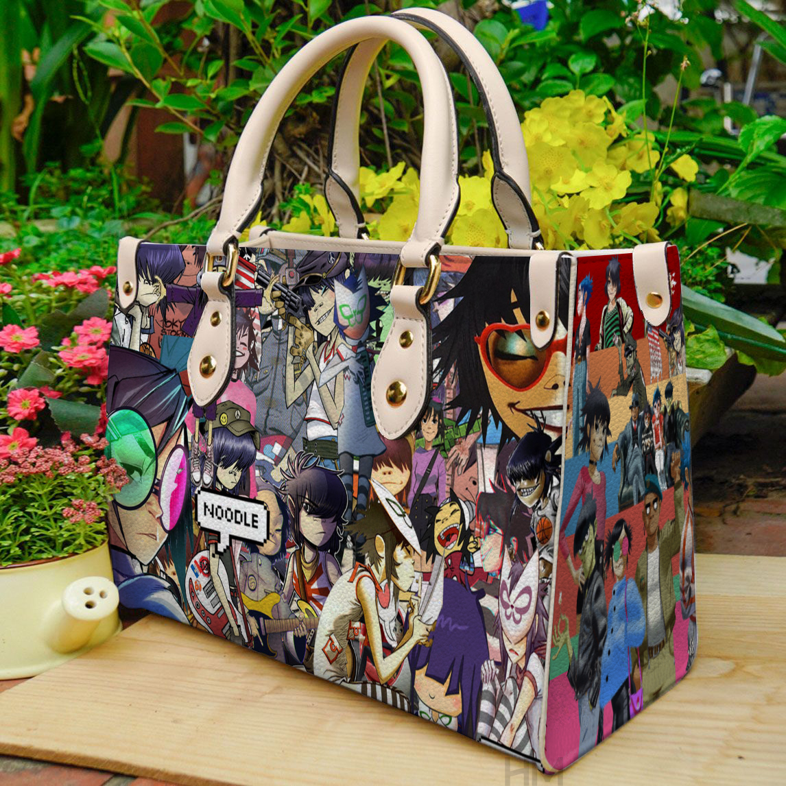 Gorillaz Leather Handbag 1 Gorillaz Leather Handbag