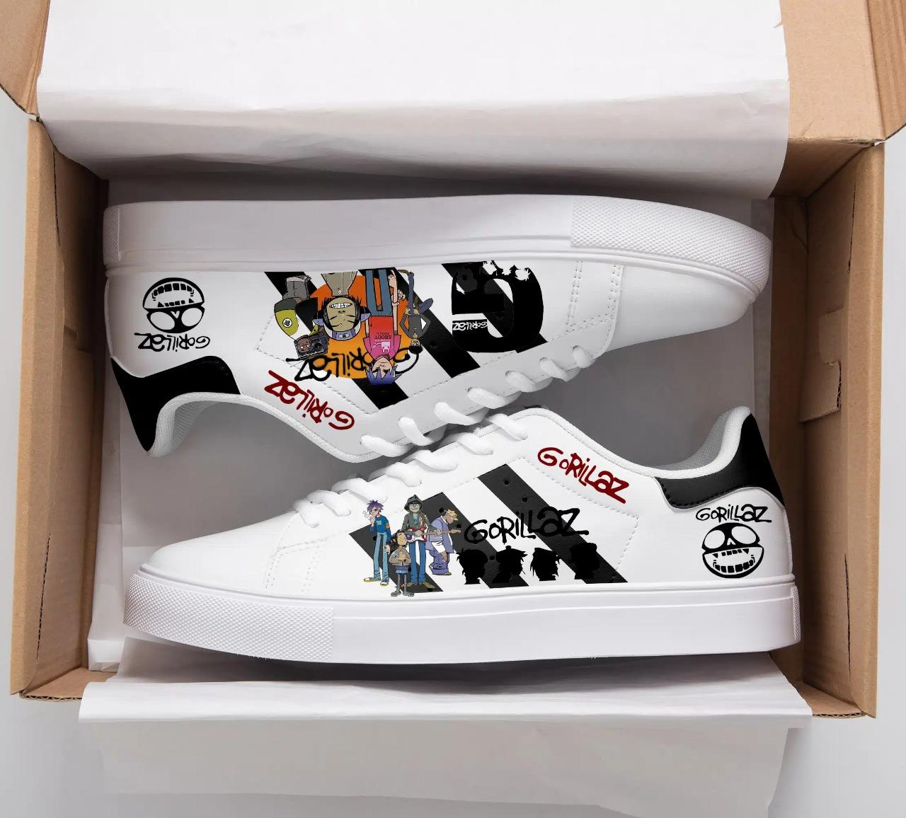 Gorillaz Stan Smith Shoes 1 Gorillaz Stan Smith Shoes