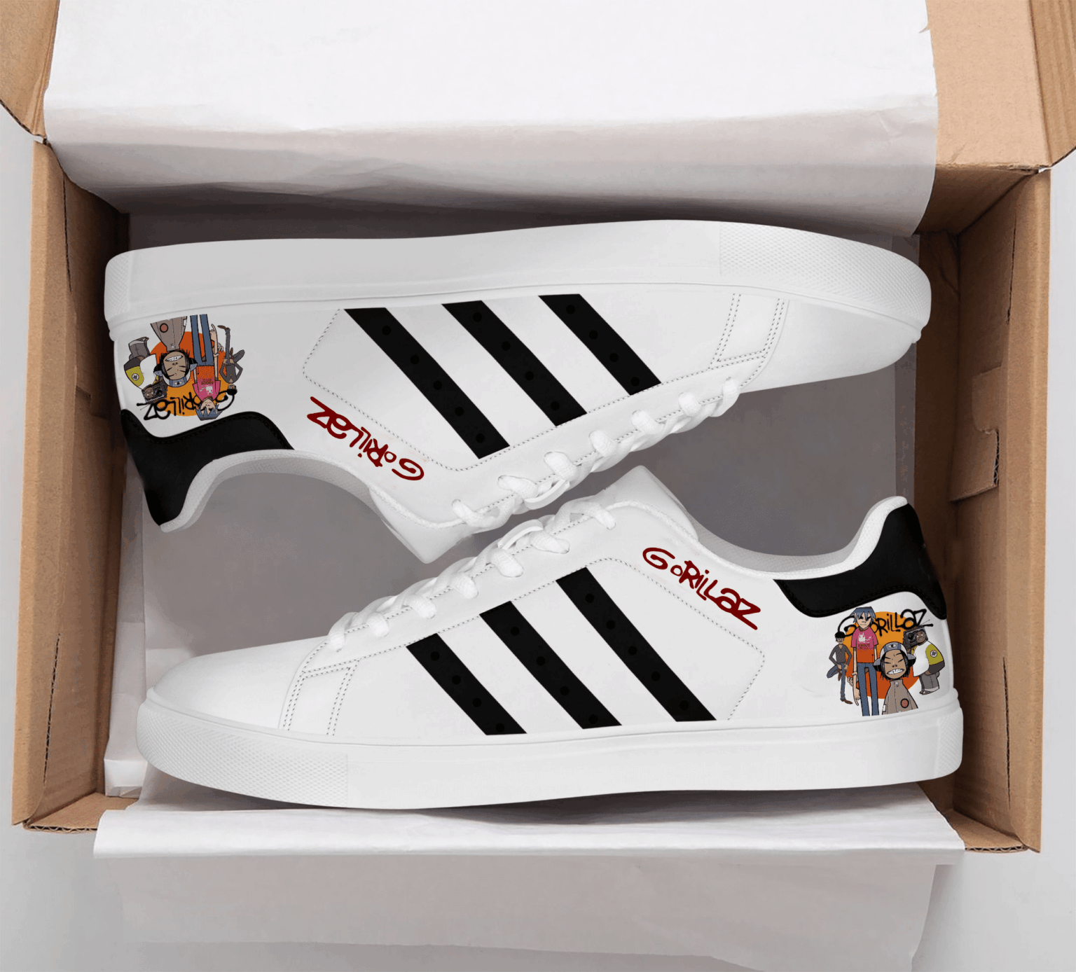 Gorillaz Stan Smith Shoes 1 Gorillaz Stan Smith Shoes