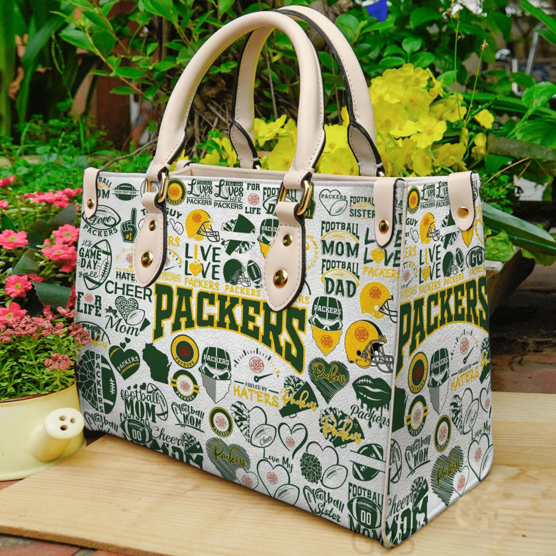 Green Bay Packers 0I Leather Handbag 1 Green Bay Packers 0I Leather Handbag