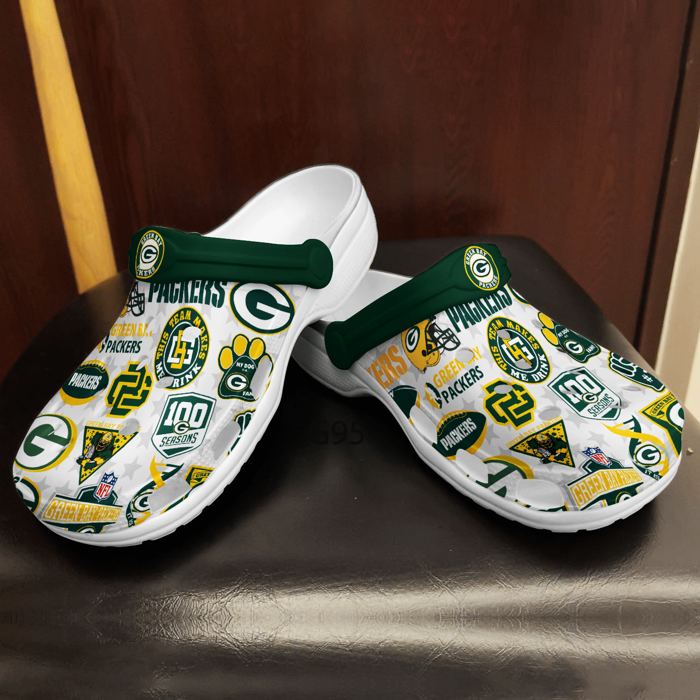 Green Bay Packers 1GG Soft Clogs 1 Green Bay Packers 1GG Soft Clogs
