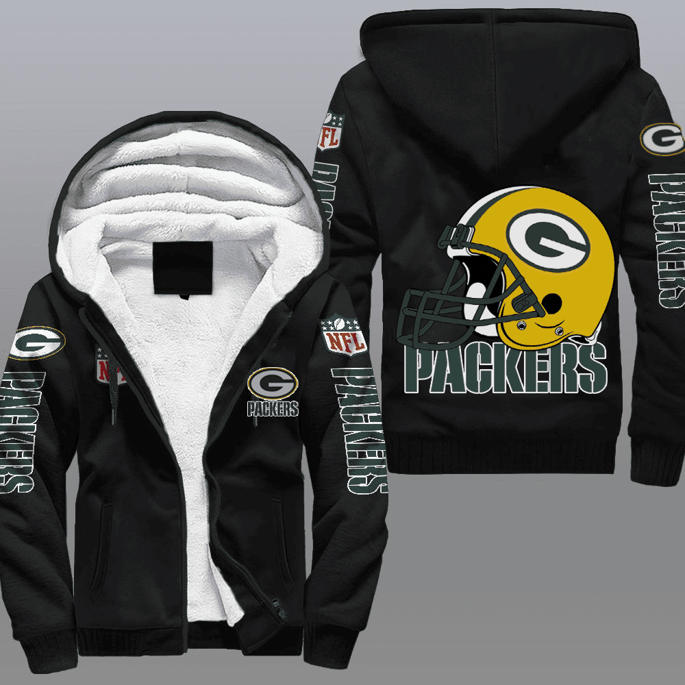 Green Bay Packers 5 Fleece Jacket 1 Green Bay Packers 5 Fleece Jacket