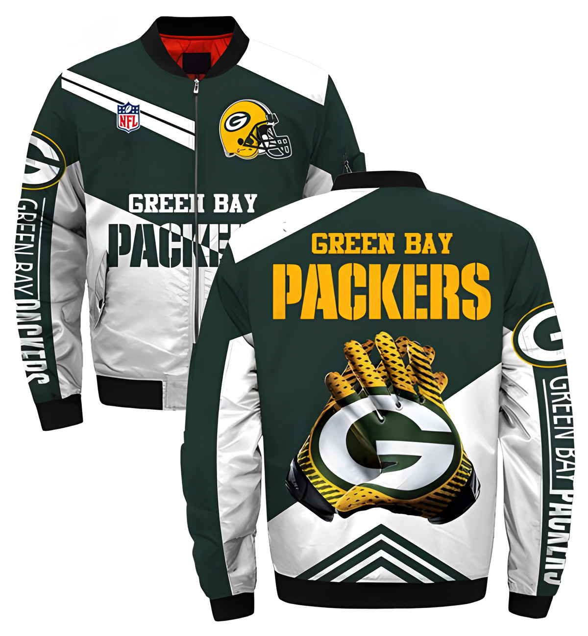 Green Bay Packers Bomber Jacket 1 Green Bay Packers Bomber Jacket