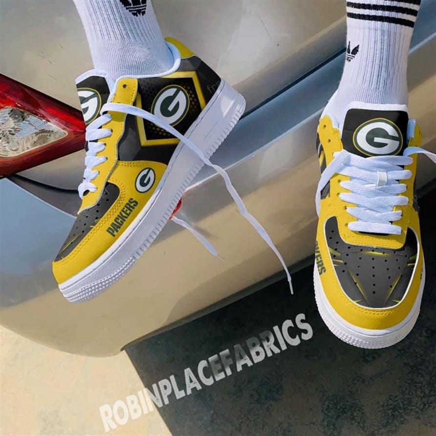 Green Bay Packers G11 Air Force Shoes 1 Green Bay Packers G11 Air Force Shoes