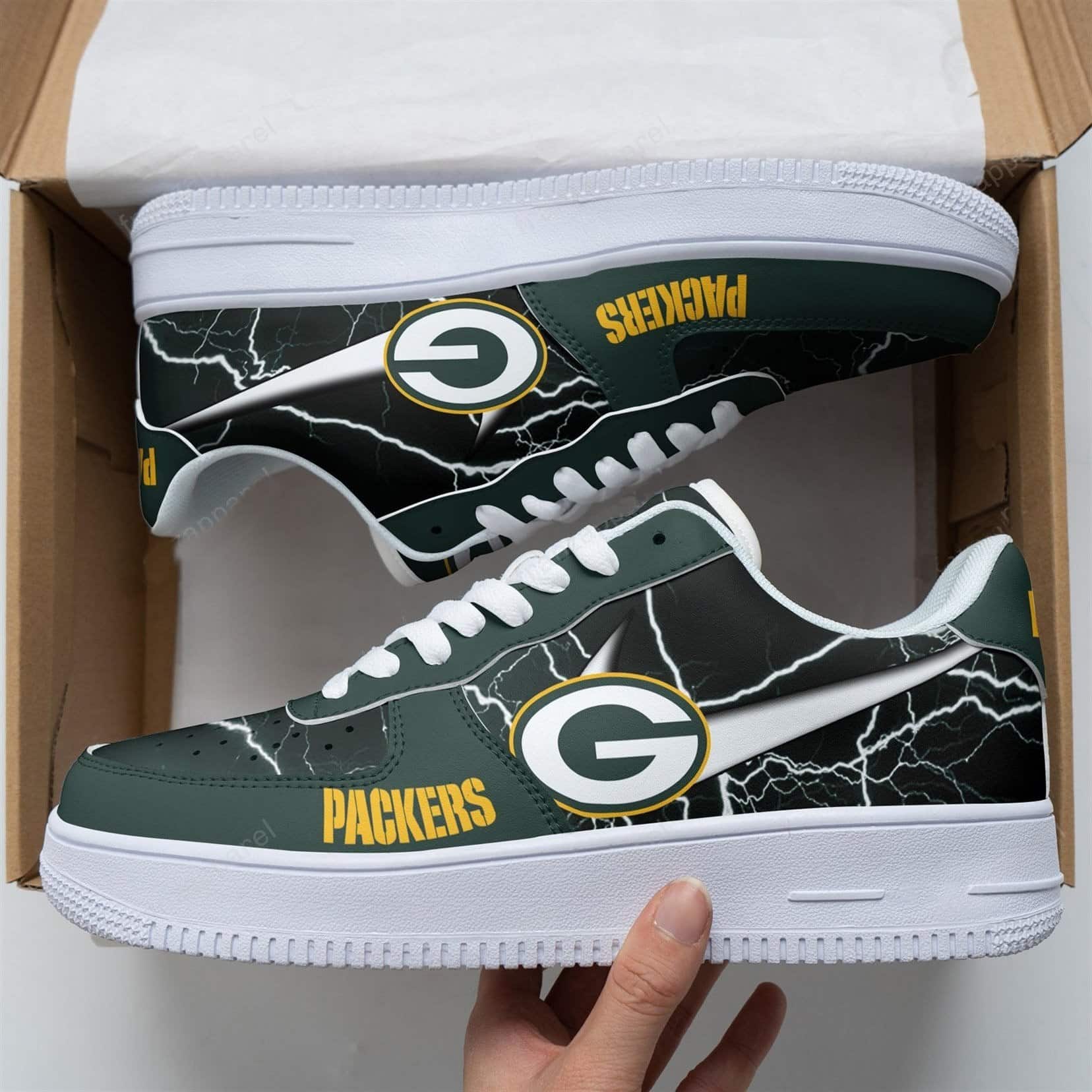 Green Bay Packers I0 Air Force Shoes 1 Green Bay Packers I0 Air Force Shoes