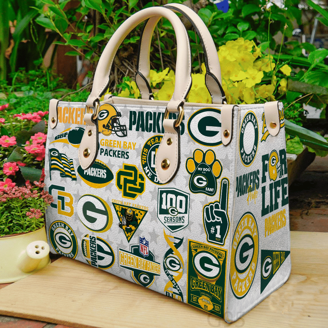 Green Bay Packers Leather Handbag 1 Green Bay Packers Leather Handbag