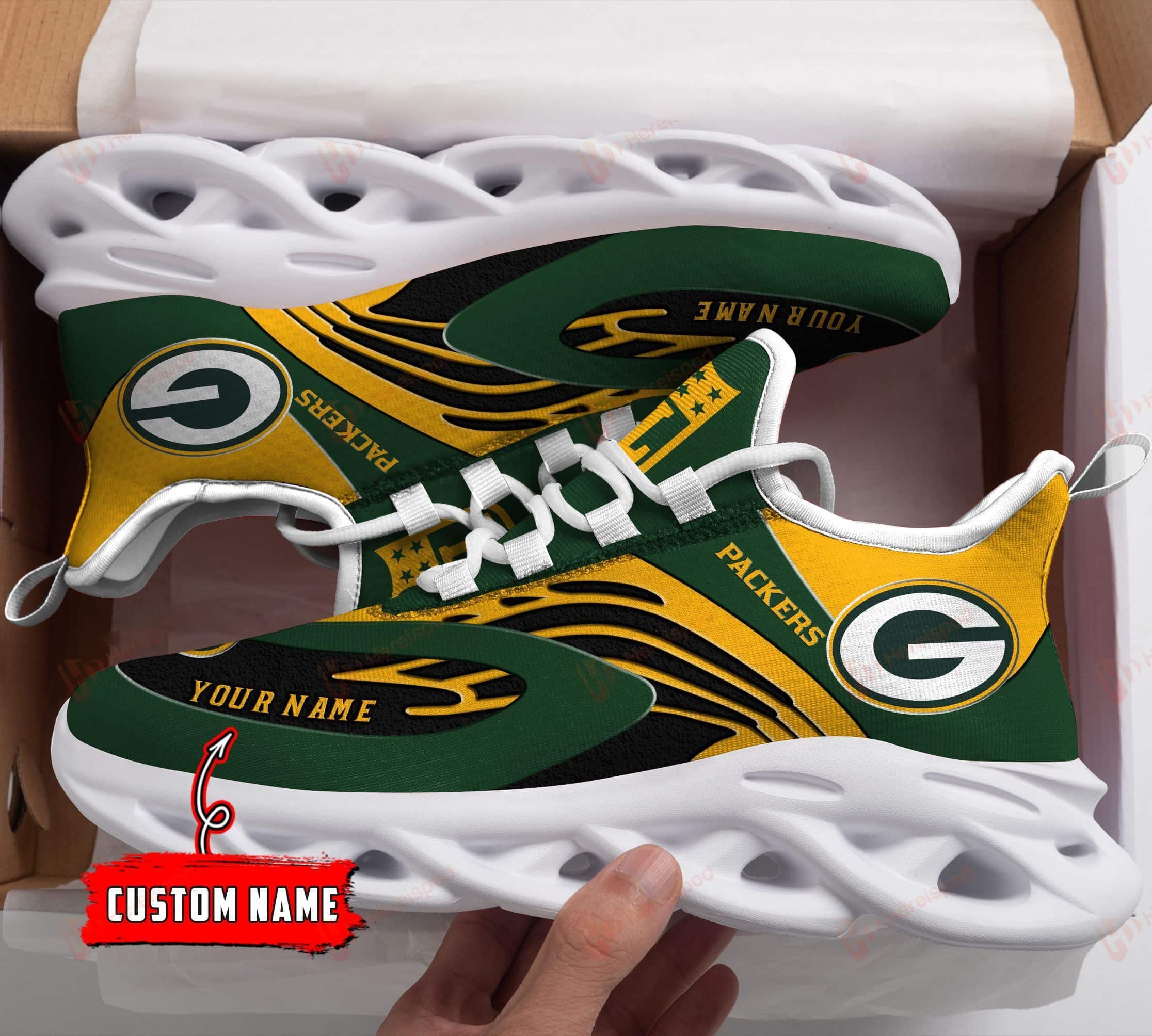 Green Bay Packers Max Soul Shoes 1 Green Bay Packers Max Soul Shoes