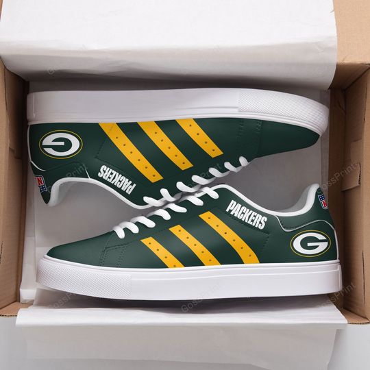 Green Bay Packers Stan Smith Shoes 1 Green Bay Packers Stan Smith Shoes