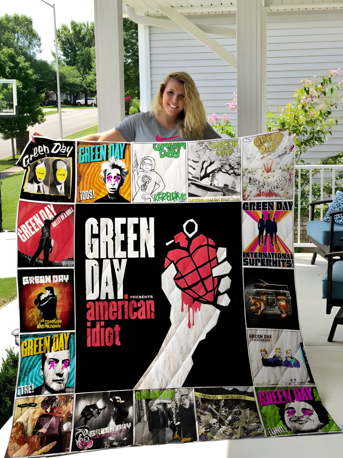 Green Day Band Blanket 1 Green Day Band Blanket