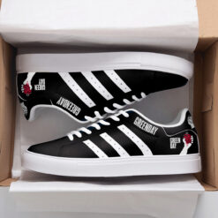 Green Day Black Stan Smith Shoes