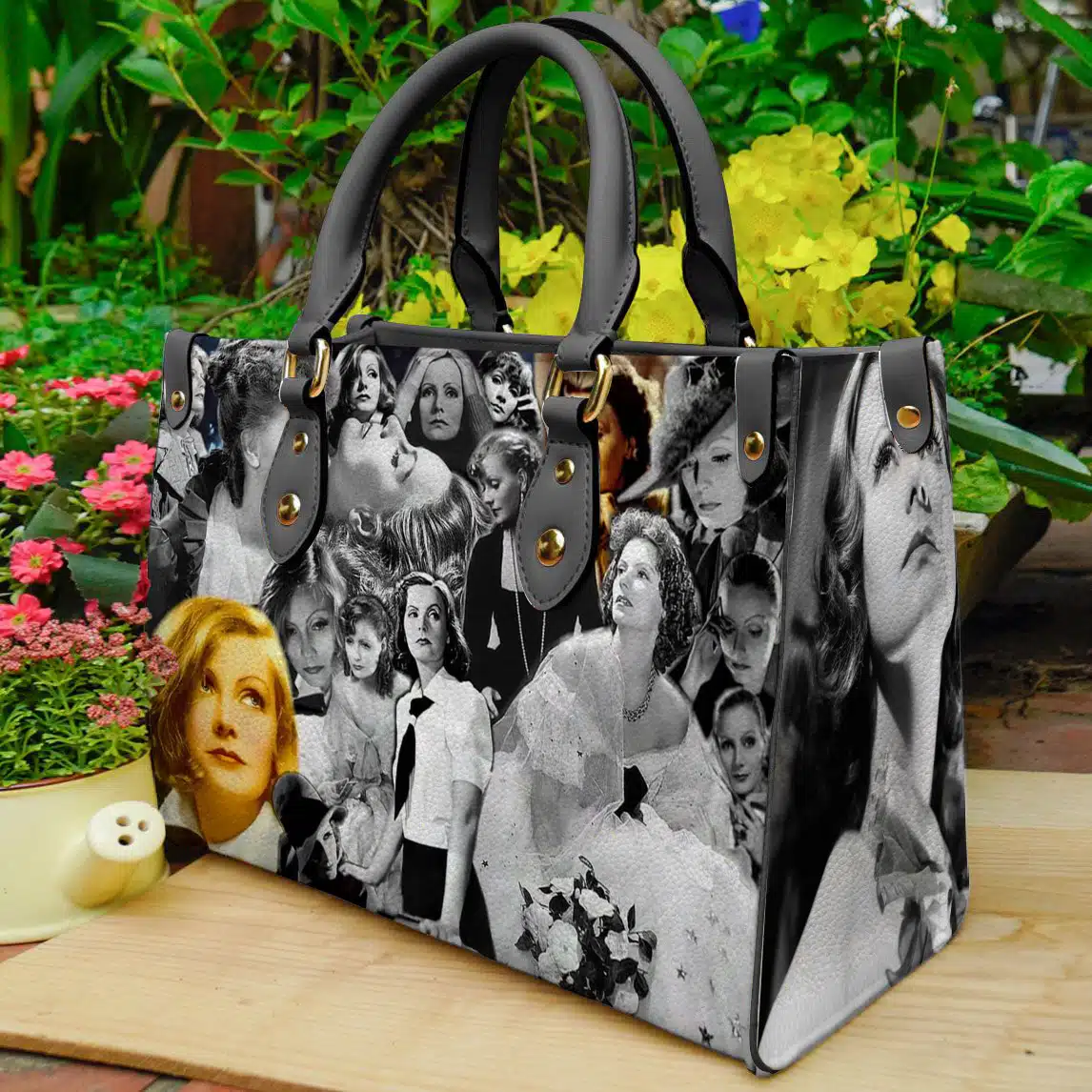 Greta Garbo Leather Handbag 1 Greta Garbo Leather Handbag