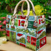 Grinch Leather Handbag