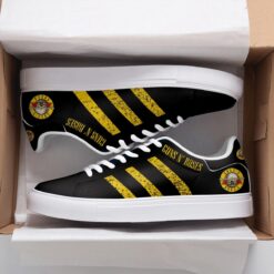 Guns N' Roses Golden Black Stan Smith Shoes