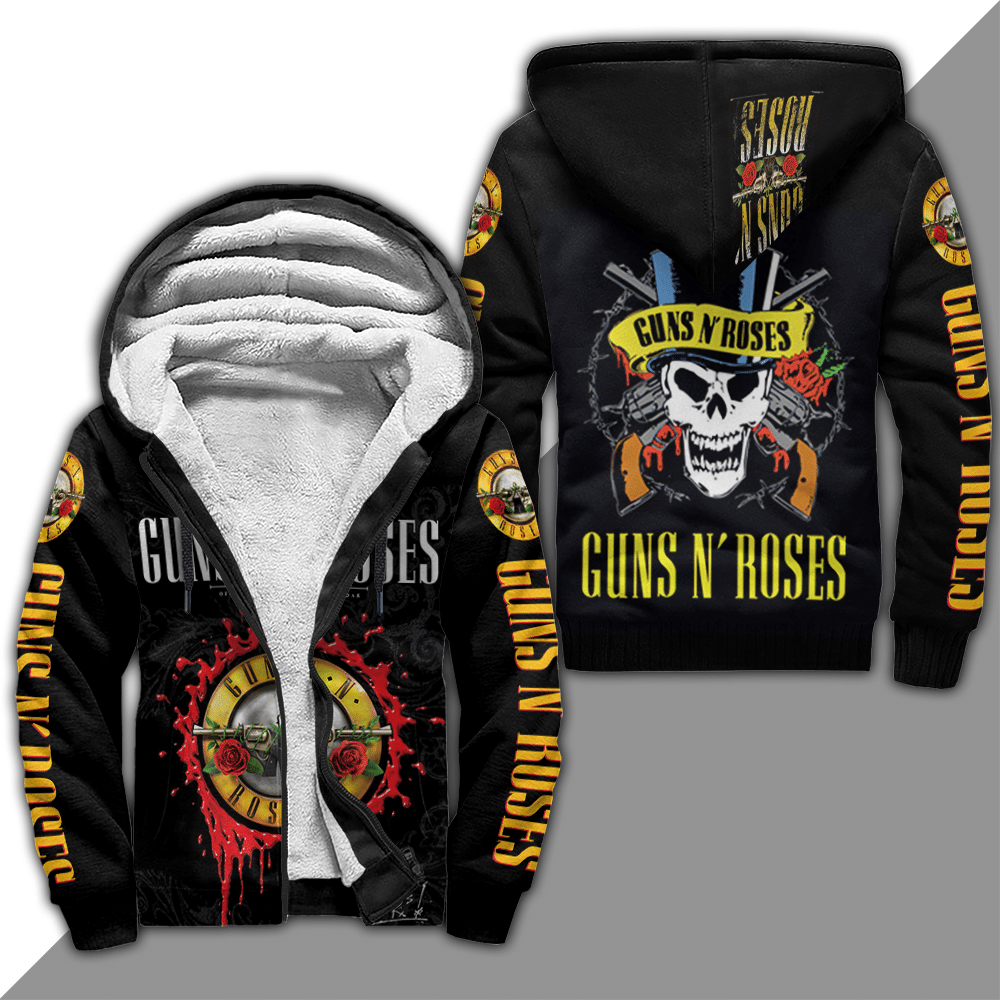 Guns N’ Roses Lover Fleece Jacket 1 Guns N’ Roses Lover Fleece Jacket