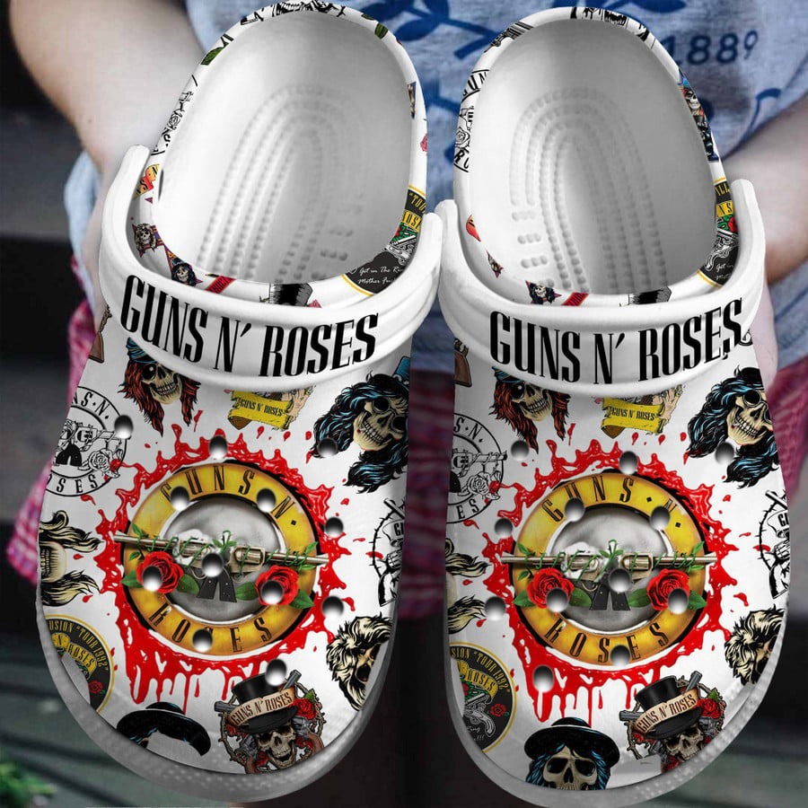 Guns N’ Roses Soft Clogs 1 Guns N’ Roses Soft Clogs