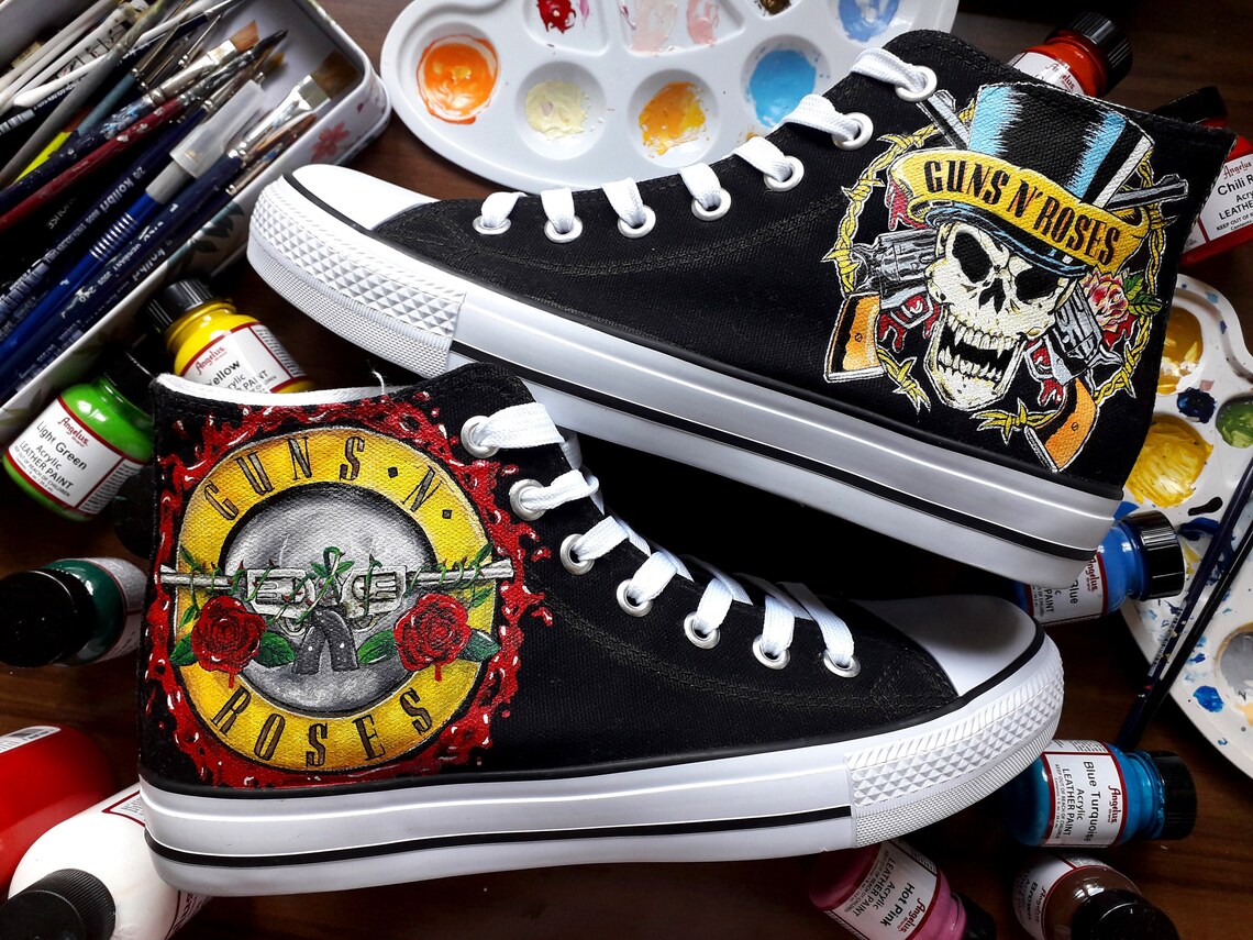 Guns’N Roses High Top Shoes 1 Guns’N Roses High Top Shoes