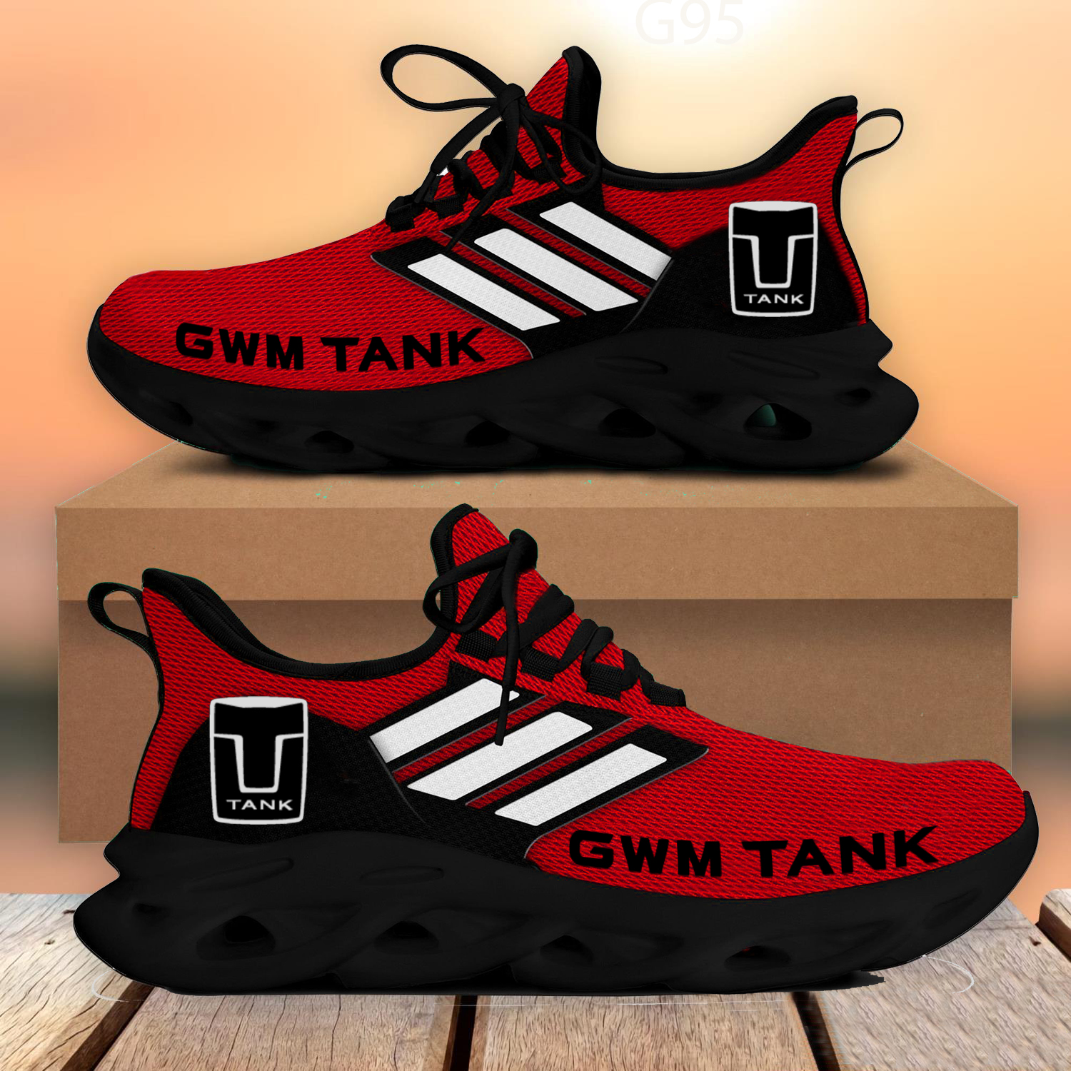 Gwm Tank Red Max Soul Shoes 1 Gwm Tank Red Max Soul Shoes
