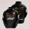 Haas F1 Hoodie Zip Hoodie 3D