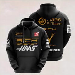 Haas F1 Hoodie Zip Hoodie 3D