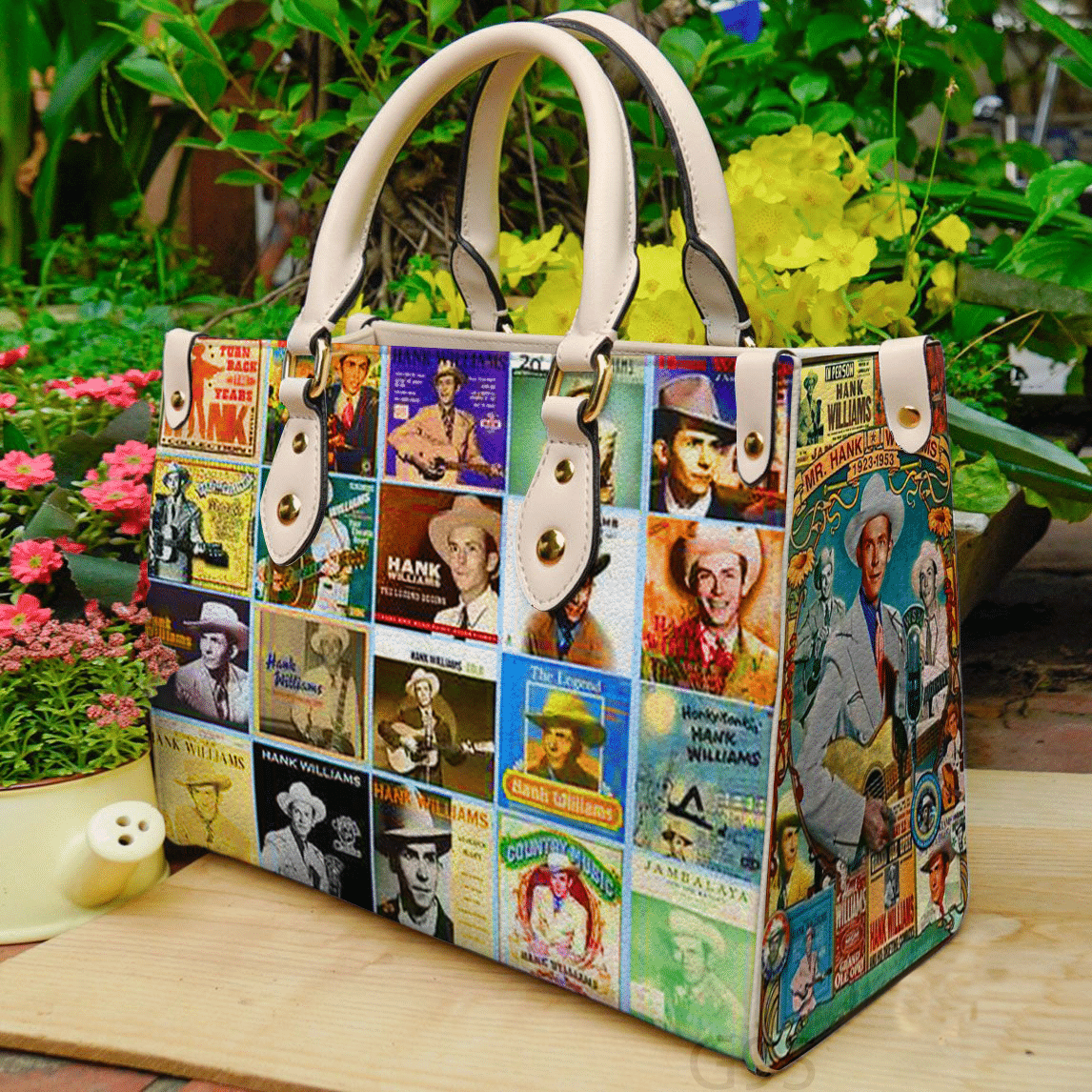 Hank Williams Leather Handbag 1 Hank Williams Leather Handbag