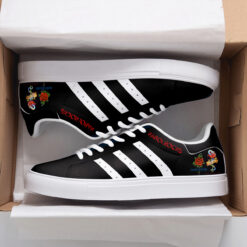 Hanoi Rocks Black Stan Smith Shoes
