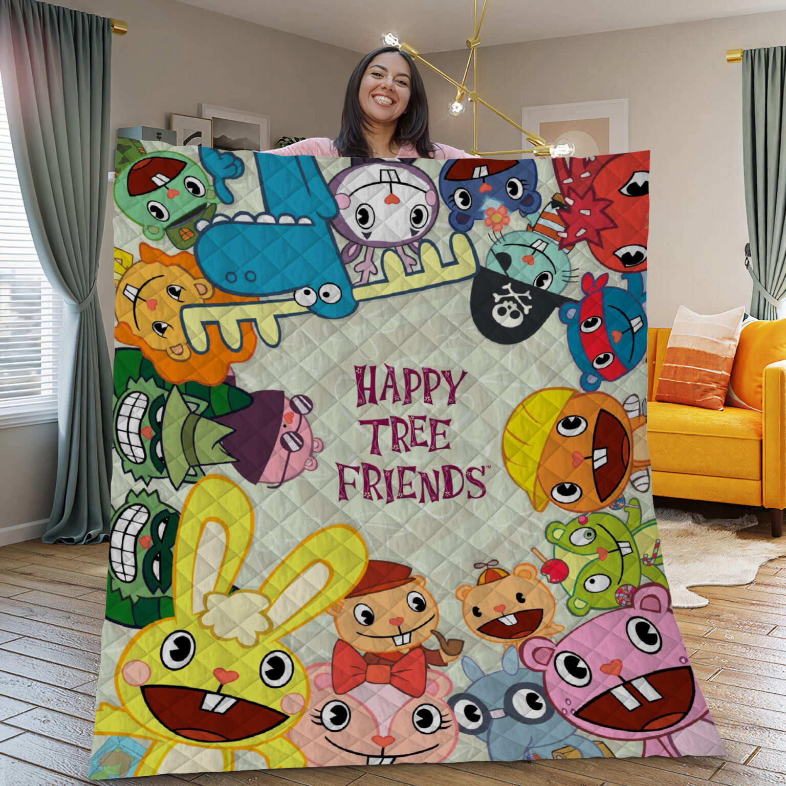 Happy Tree Blanket 1 Happy Tree Blanket