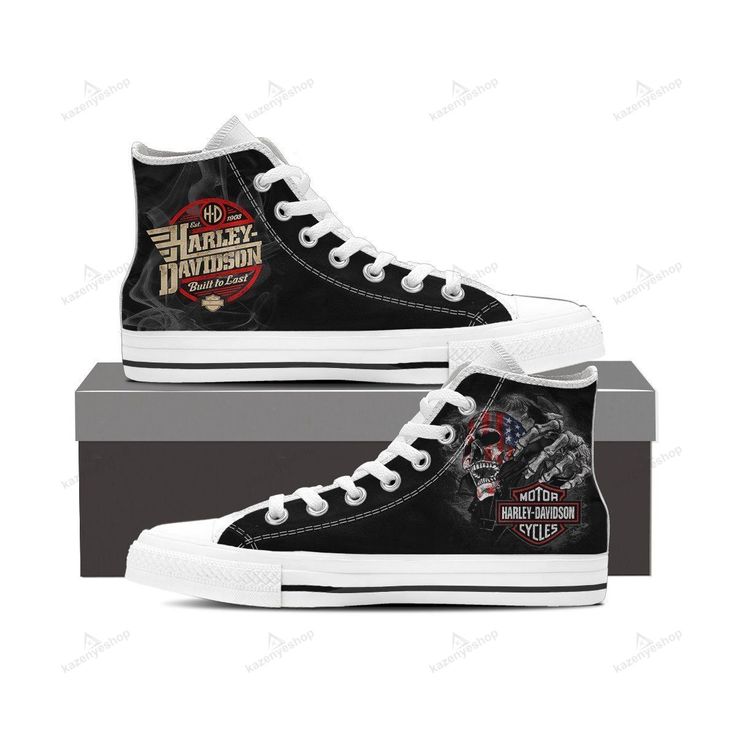 Harley Davidson A1 High Top Shoes 1 Harley Davidson A1 High Top Shoes