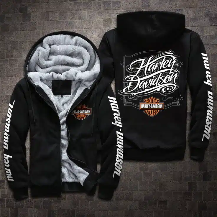 Harley-Davidson Hoodie Zip Hoodie 3D 1 Harley-Davidson Hoodie Zip Hoodie 3D