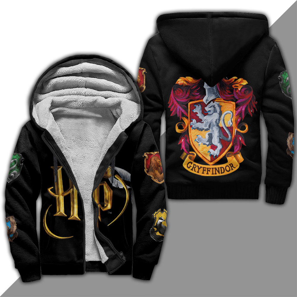 Harry Potter Lover Fleece Jacket 1 Harry Potter Lover Fleece Jacket