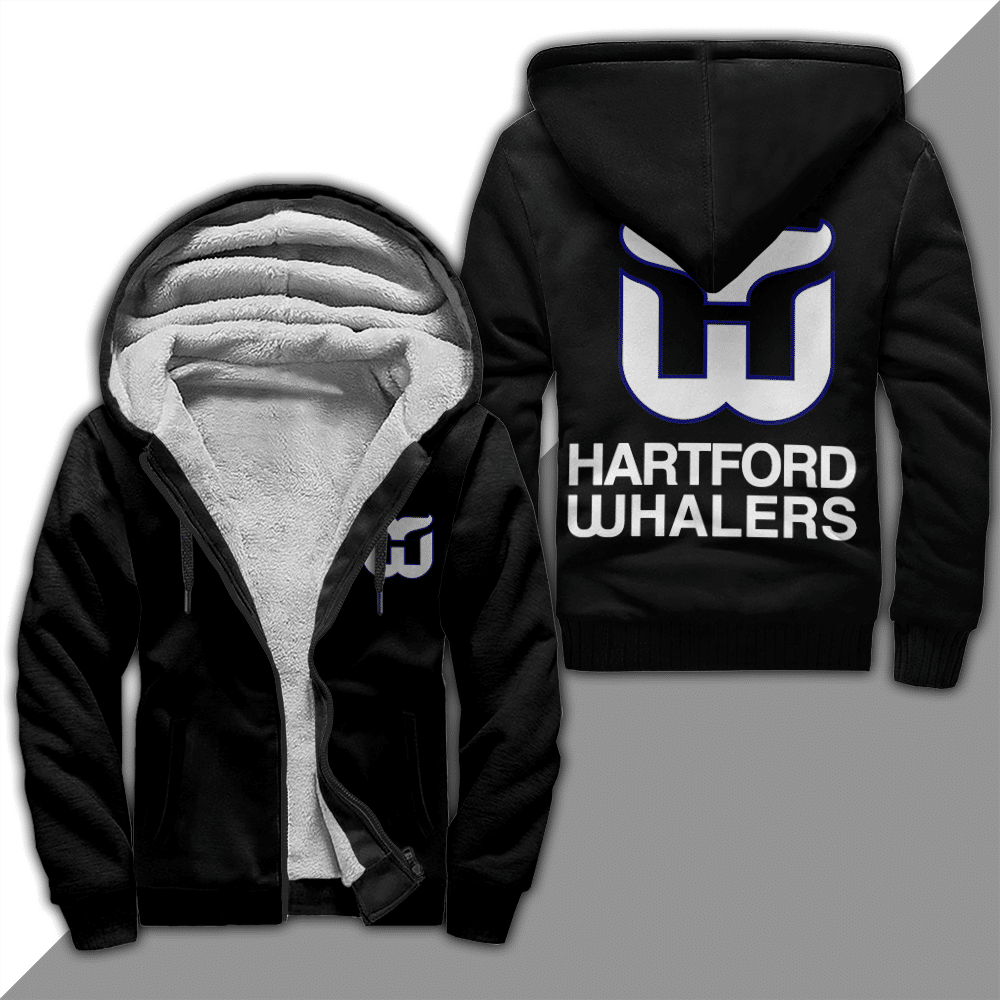 Hartford Whalers Fleece Jacket 1 Hartford Whalers Fleece Jacket