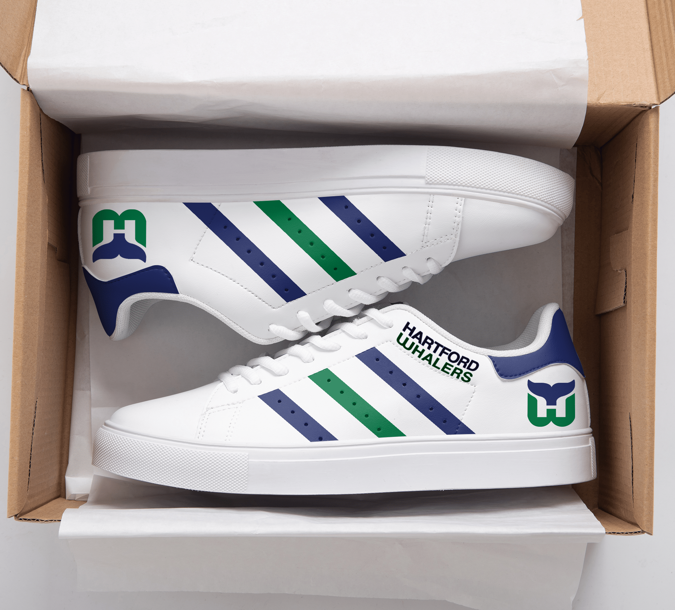 Hartford Whalers Stan Smith Shoes 1 Hartford Whalers Stan Smith Shoes