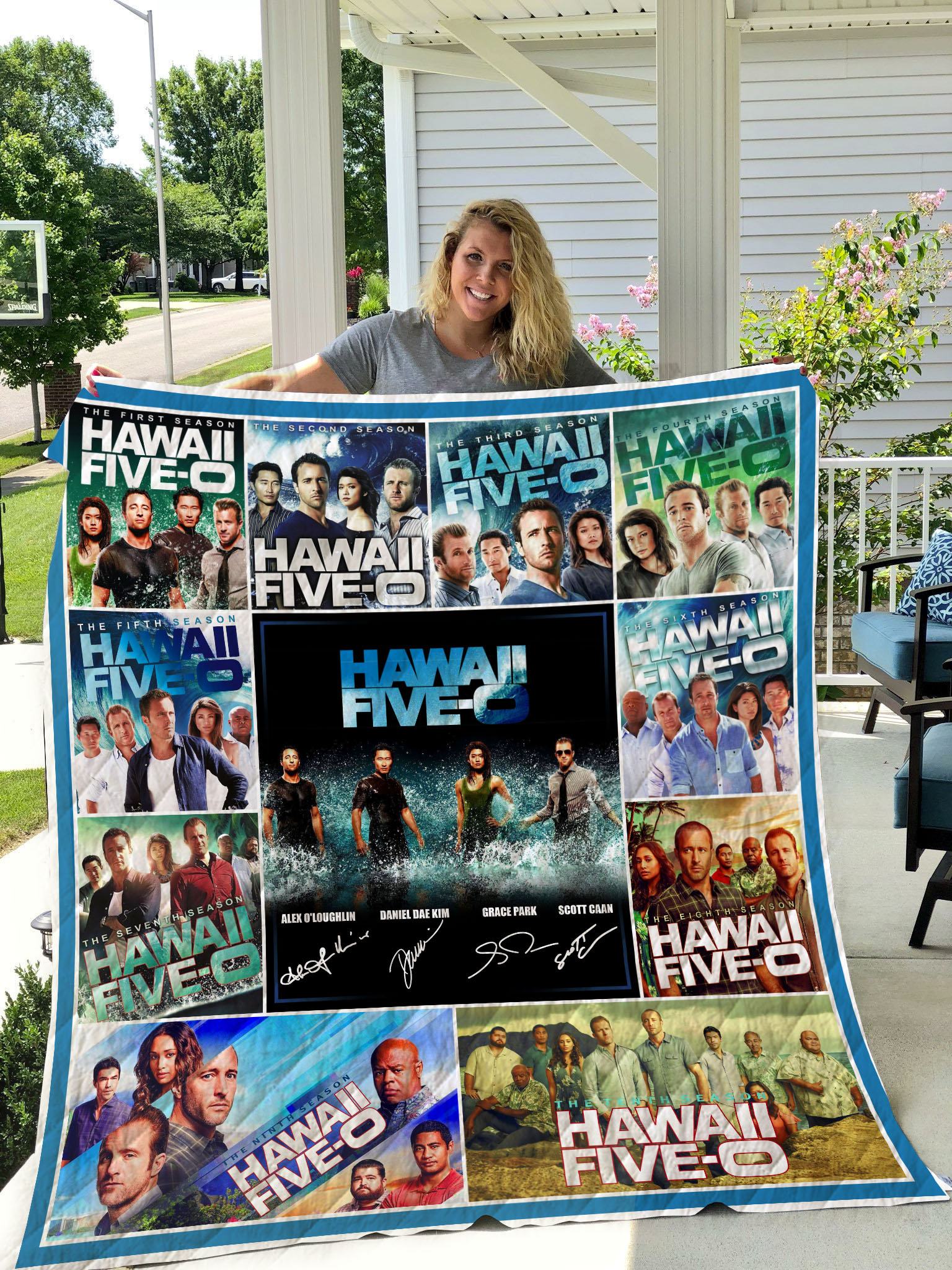 Hawaii FIVE-0 Blanket 1 Hawaii FIVE-0 Blanket