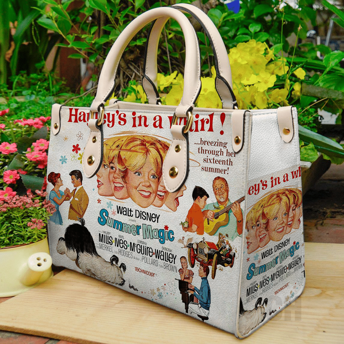 Hayley Mills Disney Leather Handbag 1 Hayley Mills Disney Leather Handbag