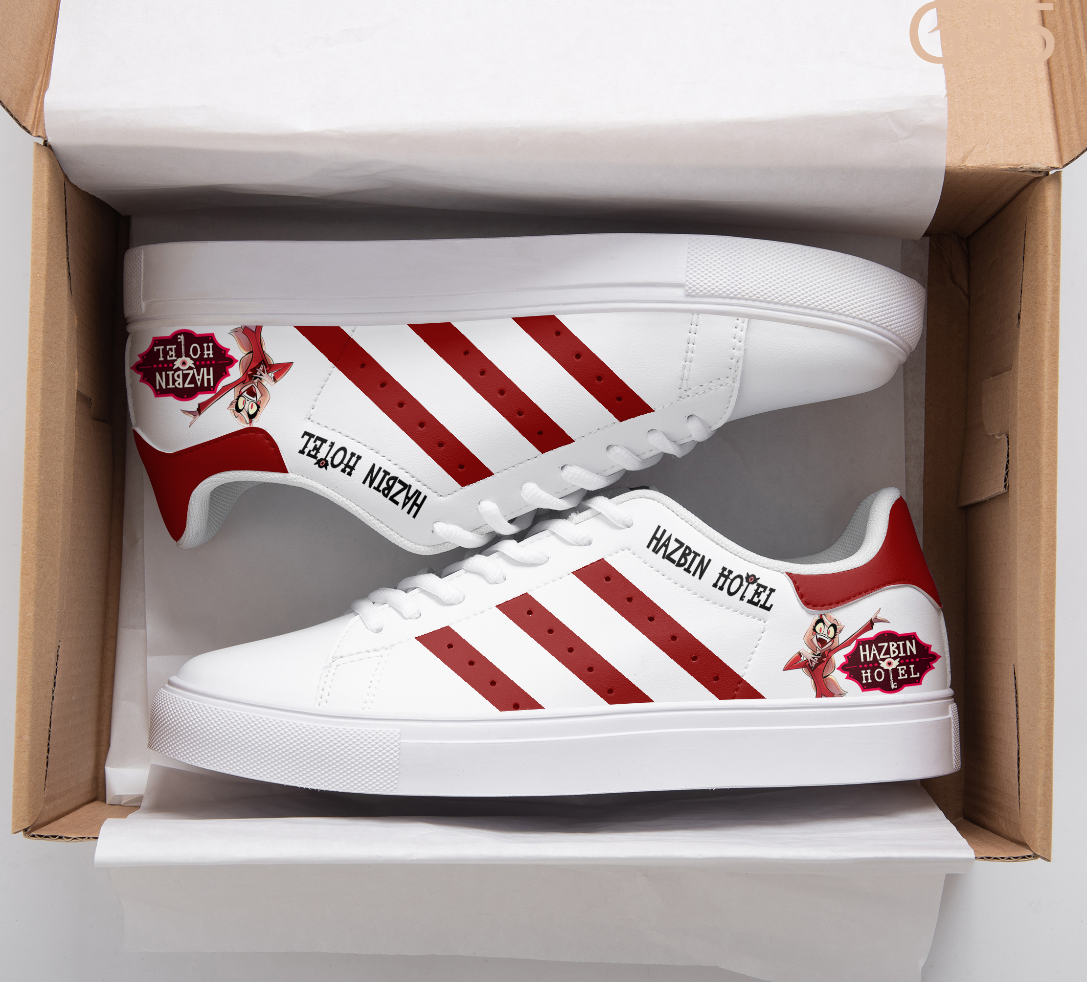 Hazbin Hotel Stan Smith Shoes 1 Hazbin Hotel Stan Smith Shoes