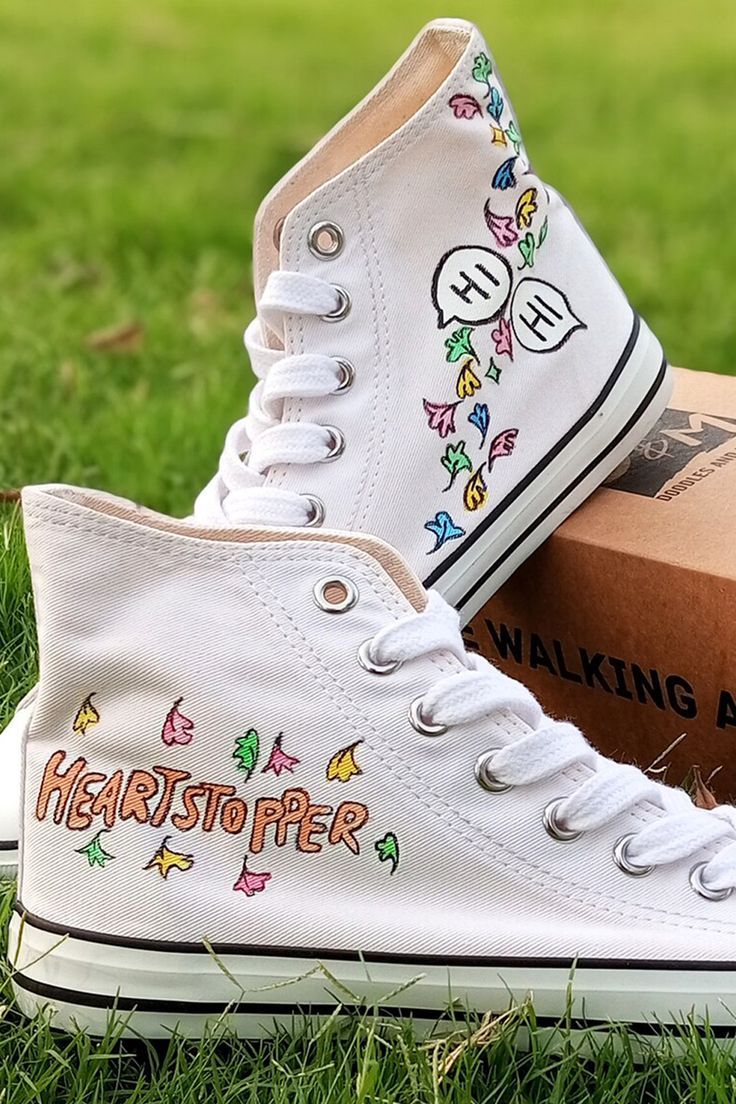 Heartstopper High Top Shoes 1 Heartstopper High Top Shoes