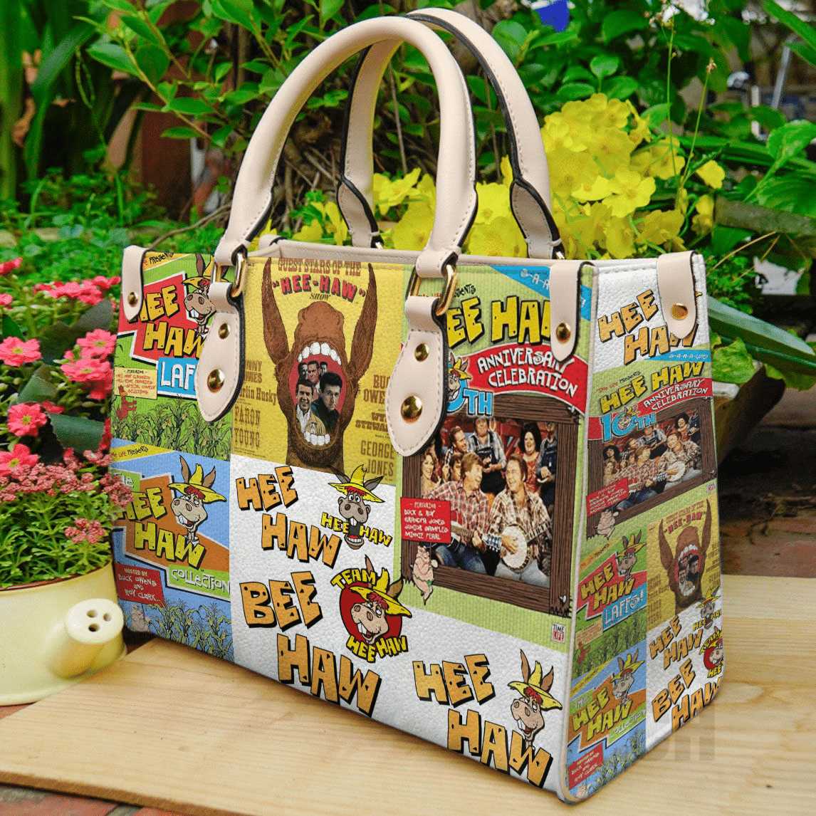 Hee Haw TV Show Leather Handbag 1 Hee Haw TV Show Leather Handbag