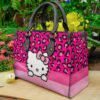 Hello Kitty Pink 1 Leather Handbag